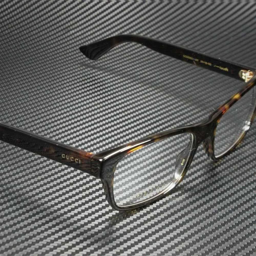 GUCCI MEN's HAVANA 55MM EYEGLASSES! NEW! SALE
